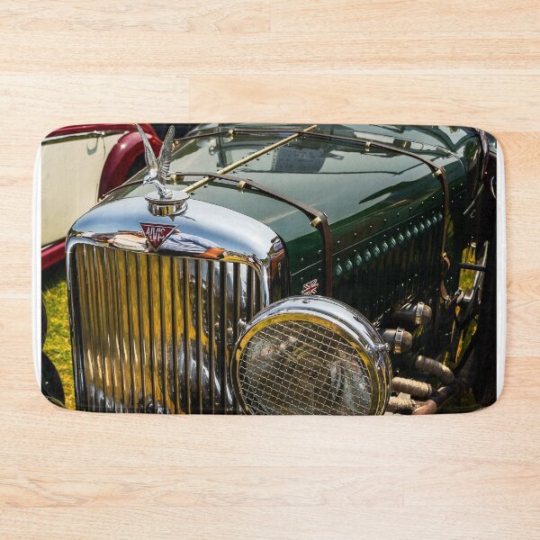 Item preview, The front of a green 1940s Alvis roadster on display at a car show designed and sold by Graham Cornall.