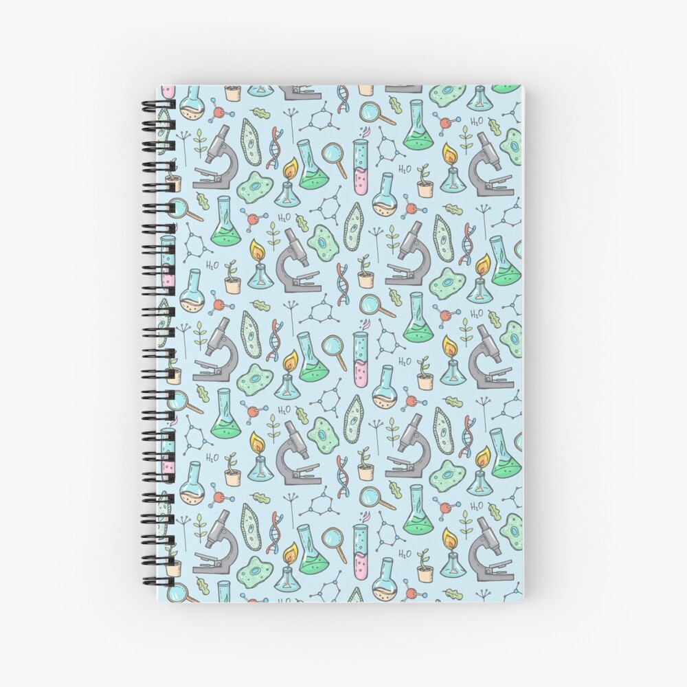 "Biology and chemistry" Spiral Notebook by merionmerion | Redbubble