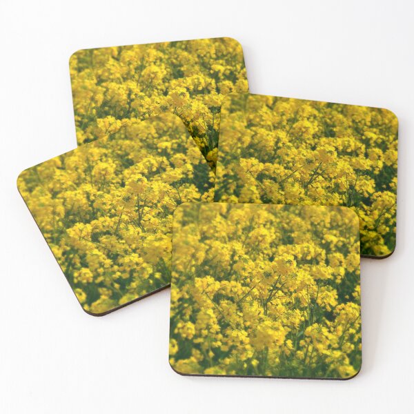Item preview, Happy Golden Yellow Rapeseed Flowers designed and sold by Tezoodle Art.