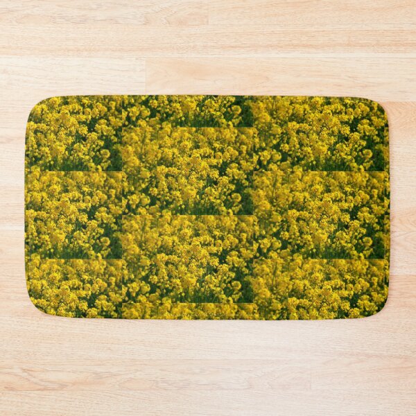 Item preview, Happy Golden Yellow Rapeseed Flowers designed and sold by Tezoodle Art.
