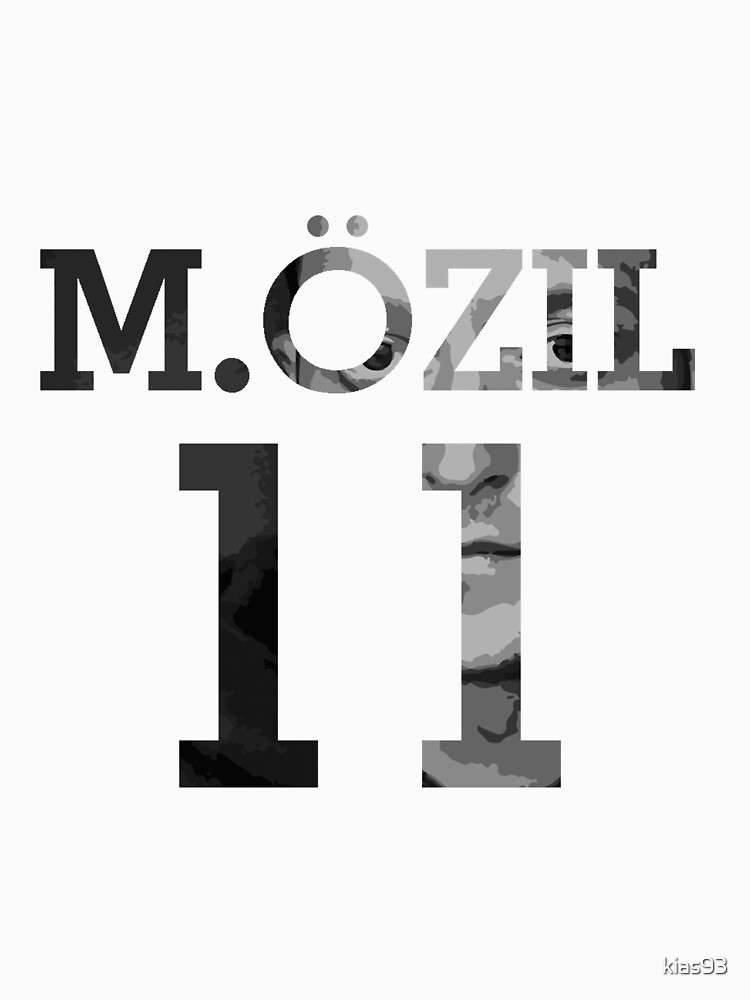 "Mesut Ozil - Black & White" T-shirt by kias93 | Redbubble