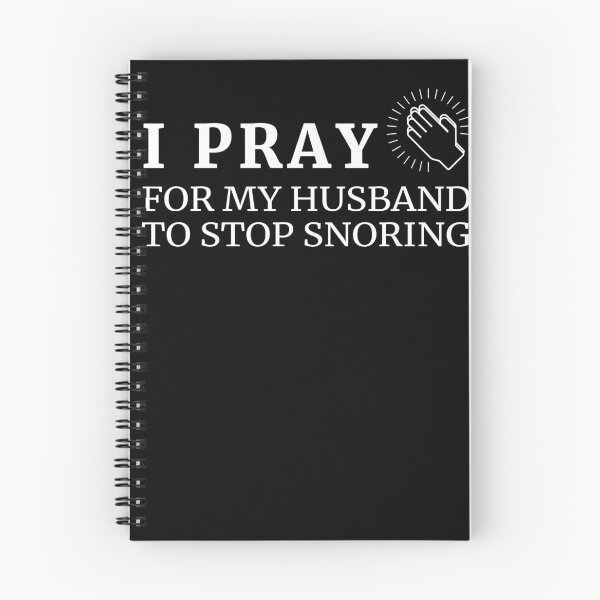 Item preview, I Pray For My Husband To Stop Snoring - Funny Religious Prayer designed and sold by MadPanda.