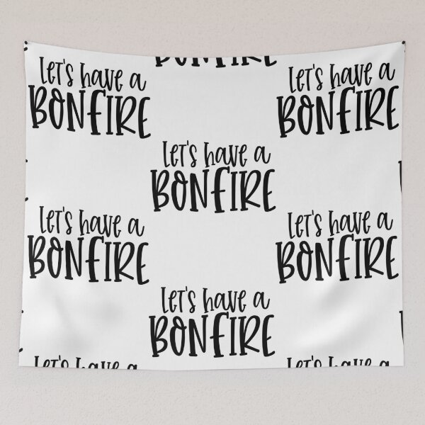 Item preview, Let's Have a Bonfire - Christmas and Birthday Gift Ideas for Camping Lovers designed and sold by ASClothDesign.