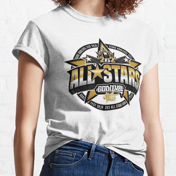 Godlevel All Stars 2vs2 - Oficial Logo God Level Fest Camiseta clásica
