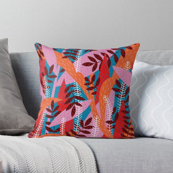 Magical Forest Throw Pillow