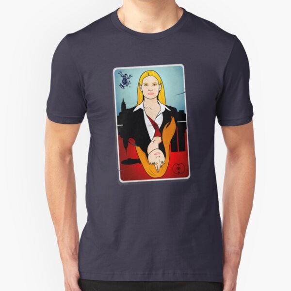 Olivia VS Fauxlivia | Fringe Slim Fit T-Shirt