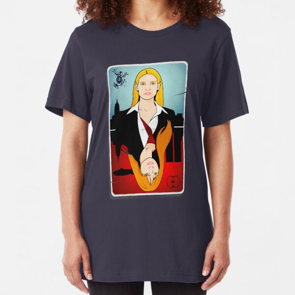 Olivia VS Fauxlivia | Fringe Slim Fit T-Shirt