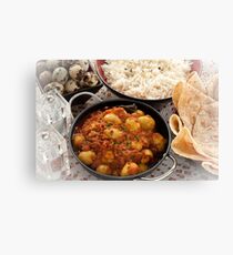 Curried Quail Eggs Canvas Print