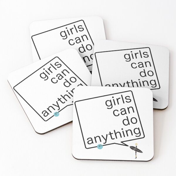 Item preview, Girls can do anything designed and sold by Esmeralda Martinez Arevalo.