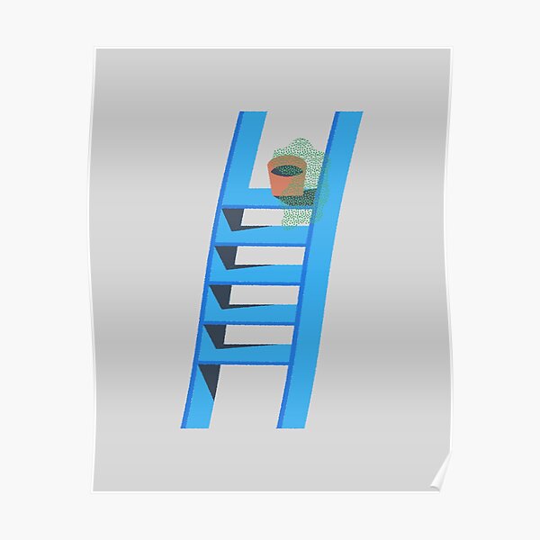 Bahji Staircase Poster