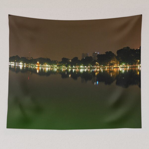 Item preview, Cityscape City Lights Night Reflections River,Hanoi, Vietnam designed and sold by worldways.