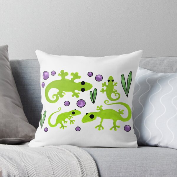 Item preview, Watercolor Green Gecko Lizard designed and sold by Jennifer Sullivan.