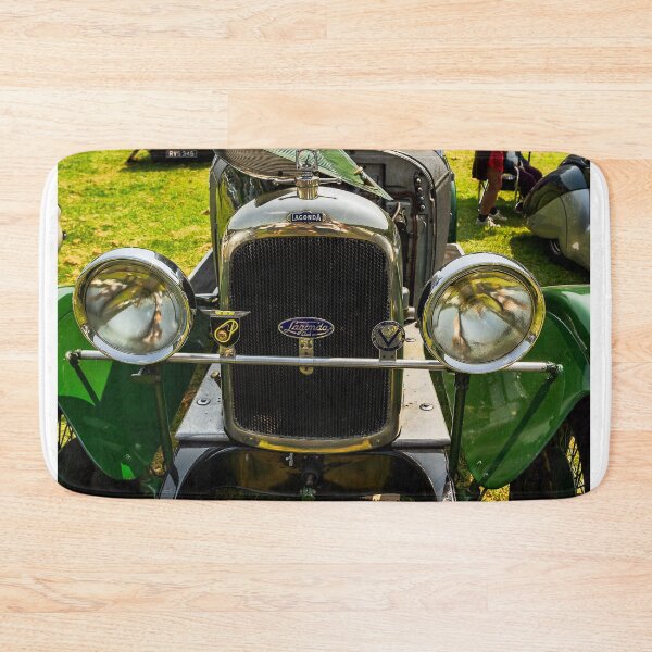Item preview, The front of a green 1931 Lagonda 2 Litre T2 Low Chassis Tourer on display at a car show designed and sold by Graham Cornall.