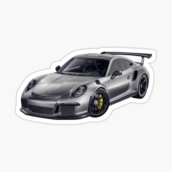 Porsche 911 Gt3 Rs Sticker By Johnsolidus Redbubble