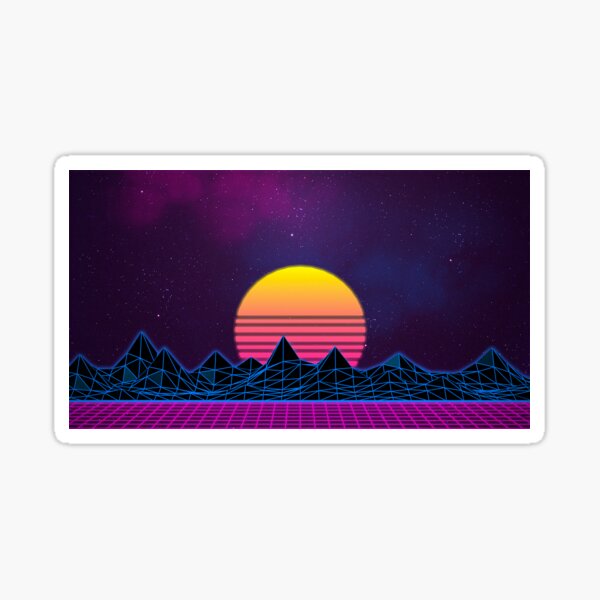 RETROWAVE Sticker