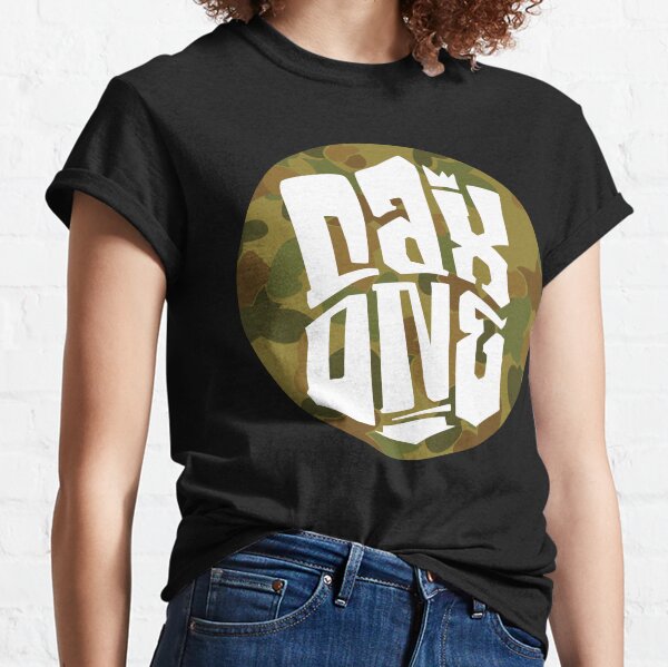 Cax One-Logo in Tarnfarben Classic T-Shirt
