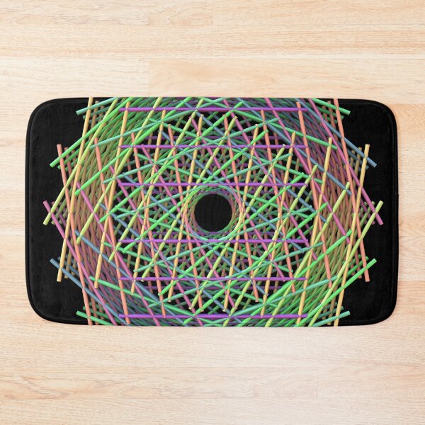 Artikelvorschau, Buntes 3-D Mandala entworfen und verkauft von Lyle Hatch.