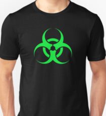 Biologische Gefahr - grün Slim Fit T-Shirt