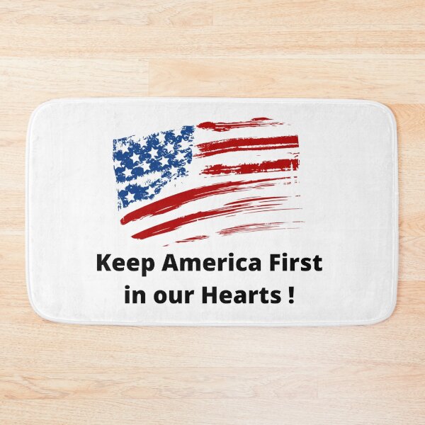 Item preview, America First Hearts Flag Trump designed and sold by Fiesta1000.