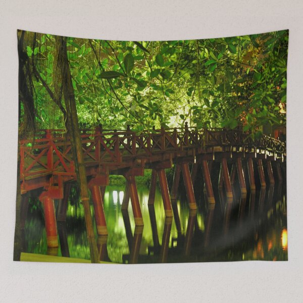 Item preview, Bamboo Bridge lake Hoan Kiem, Hanoi, Vietnam designed and sold by worldways.