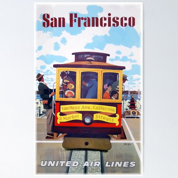 Aperçu de l'œuvre SAN FRANCISCO créée et vendue par stickart-marek.