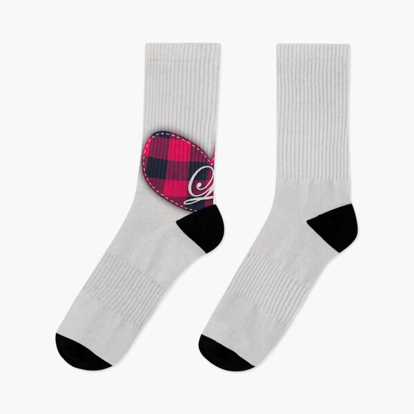 Item preview, Valentine's Day Buffalo Plaid Stitched Heart with word Love Romantic Valentine Plaid Heart design designed and sold by mashmosh.