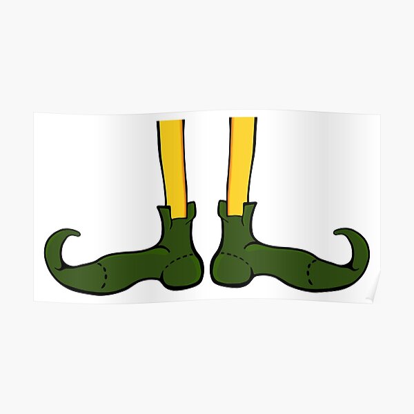 Elf Pointy Feet Poster