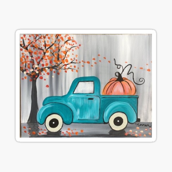 Teal Pumpkin Truck Sticker