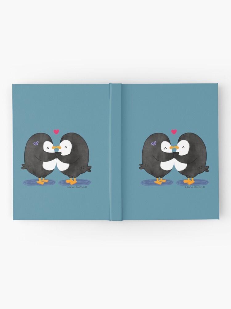 Alternate view of Falling in Love Penguins Hardcover Journal