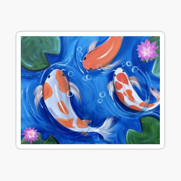 Koi Fish Sticker