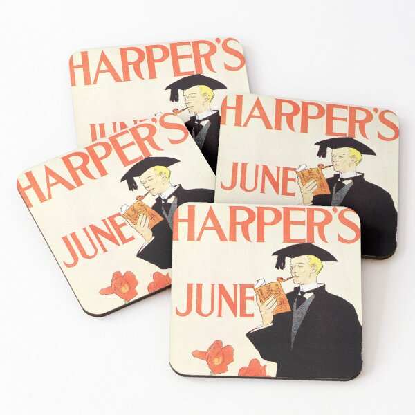Item preview, HARPER'S JUNE Magazine Cover by Edward Penfield Vintage Art designed and sold by retroposters.