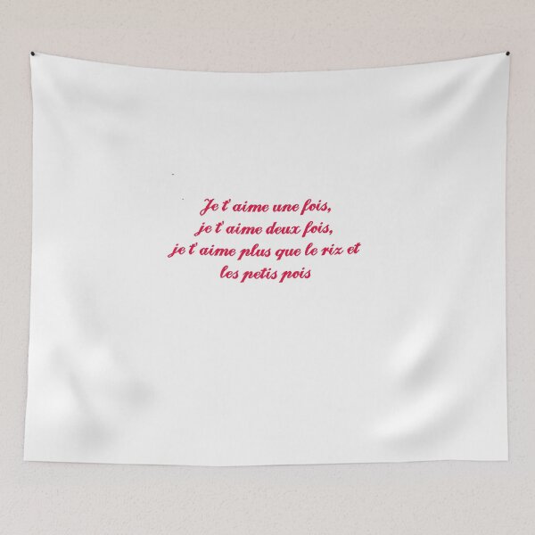 Item preview, I love you once I love you twice I love you more than rice and peas designed and sold by Momolasticot.