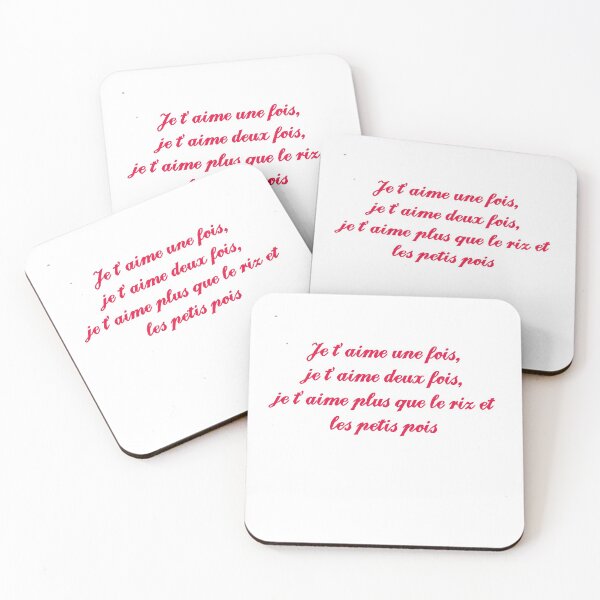 Item preview, I love you once I love you twice I love you more than rice and peas designed and sold by Momolasticot.