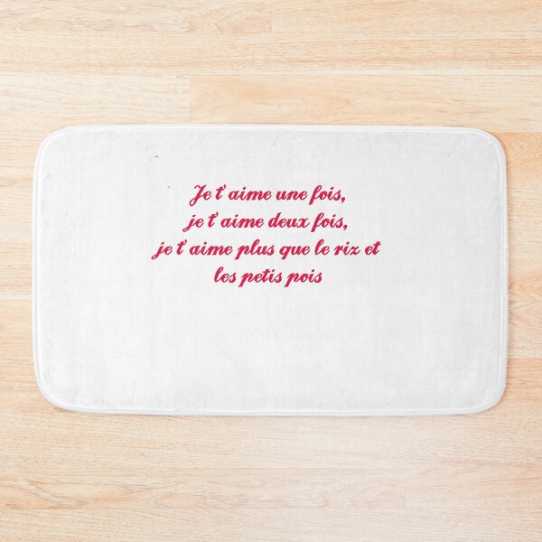 Item preview, I love you once I love you twice I love you more than rice and peas designed and sold by Momolasticot.