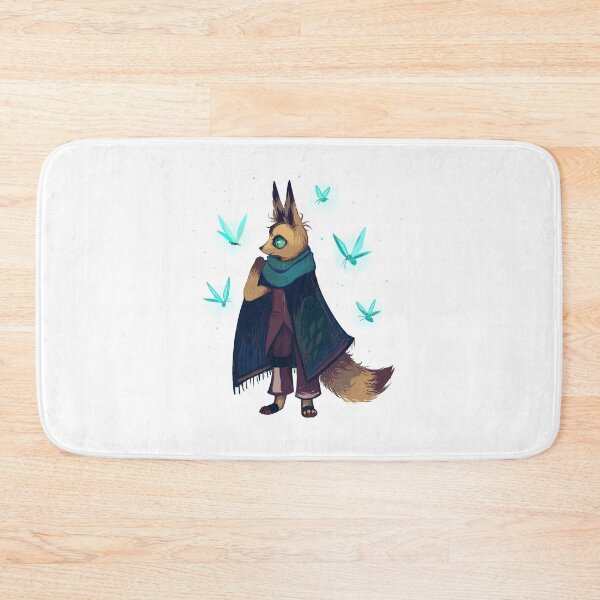 Item preview, scarf fox fireflies designed and sold by snowysaur.