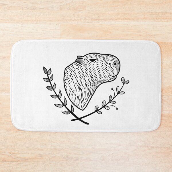 Item preview, Capybara folk style designed and sold by piastrelli.