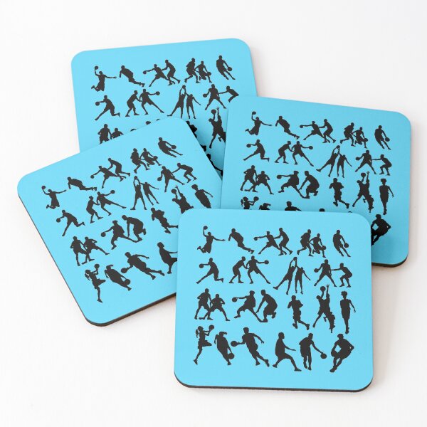 Item preview, Basketball Poses Stickers designed and sold by VectorPB.