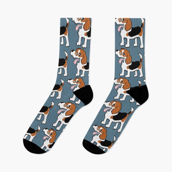 Item preview, Beagle - Tricolour (Full Body) BLUE BG designed and sold by TheChicken.