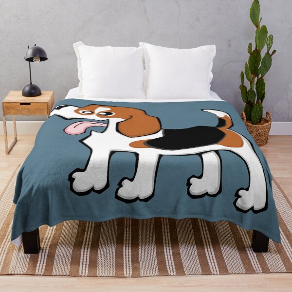 Item preview, Beagle - Tricolour (Full Body) BLUE BG designed and sold by TheChicken.