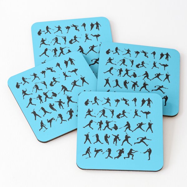 Item preview, Baseball Poses Stickers designed and sold by VectorPB.