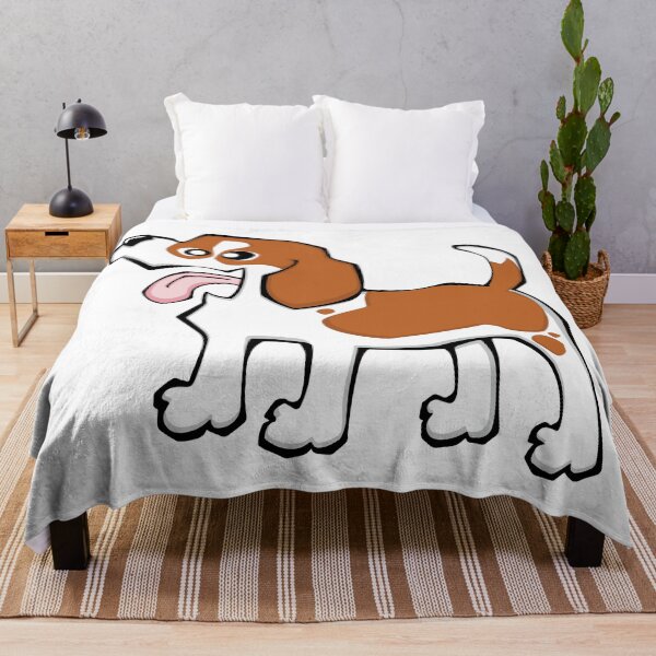 Item preview, Beagle - Red and White (Full Body) WHITE BG designed and sold by TheChicken.