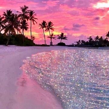 Artwork thumbnail, Sunset on a Beach by paytonstach