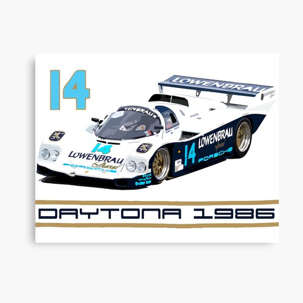 Derek Bell 962 IMSA GTP Group C Race Car Canvas Print