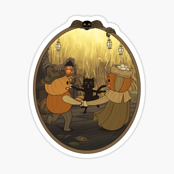 Dancing Time at the Huskin' Bee Sticker