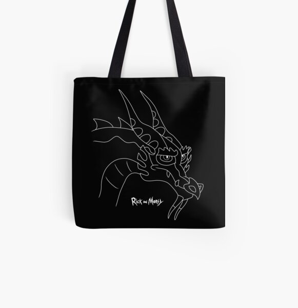 Rick and Morty - Dragon All Over Print Tote Bag