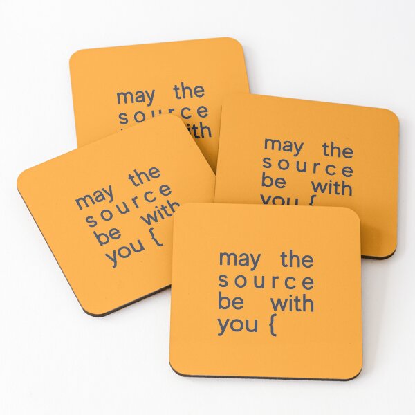 Item preview, may the source be with you designed and sold by FunnyGrief.