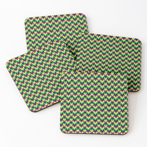 Item preview, Mardi Gras Chevron Funk designed and sold by implexity.