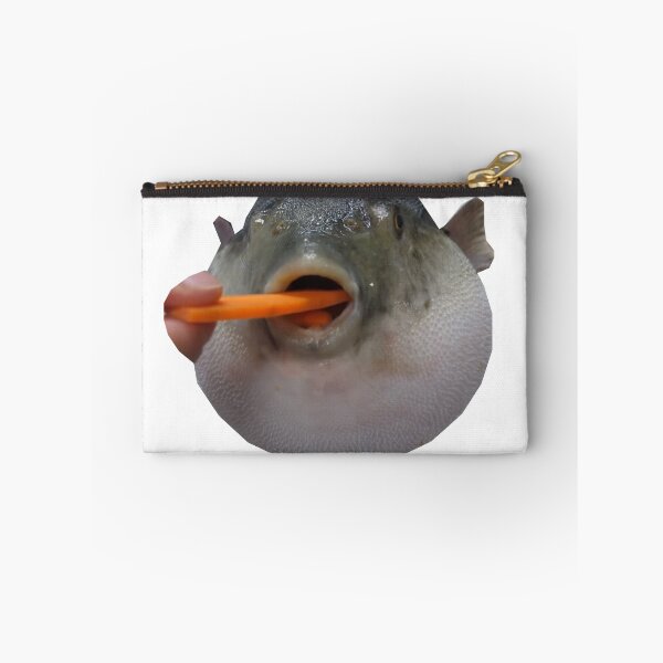 Item preview, pufferfish eating carrot designed and sold by plabfish.