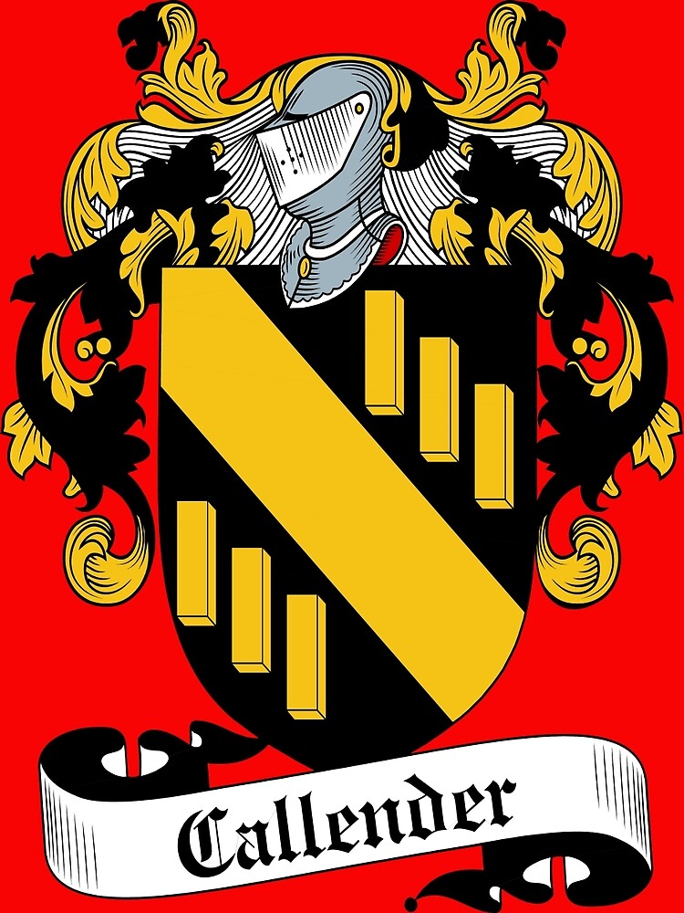 "Callender " Poster for Sale by HaroldHeraldry Redbubble