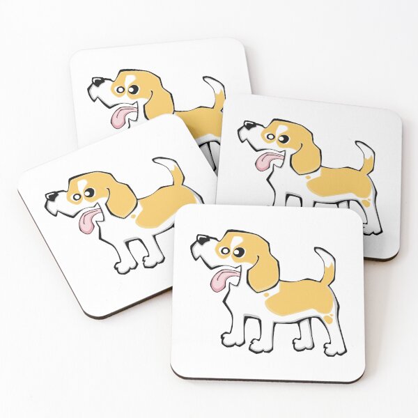 Item preview, Beagle - Lemon and White (Full Body) WHITE BG designed and sold by TheChicken.